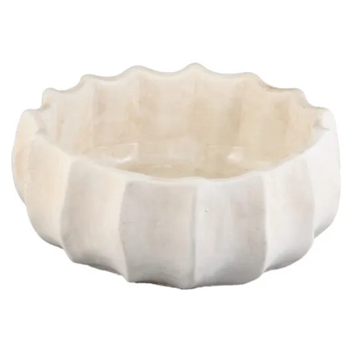 Ghiveci rotund din piatra 20x8 CM