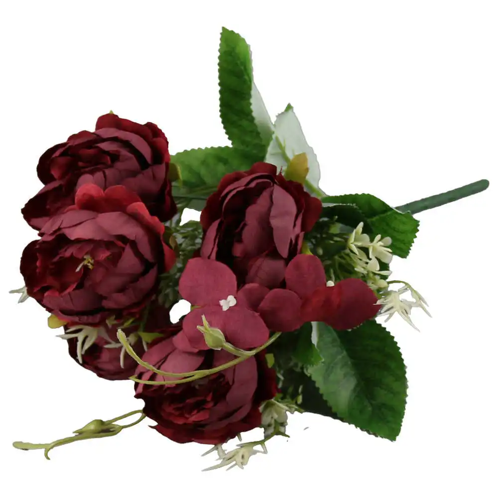 Buchet artificial cu trandafir 30 CM Buchet artificial cu trandafir 30 CM