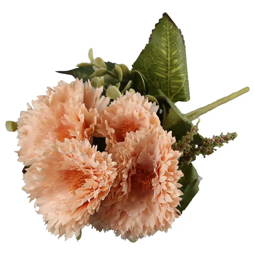 Buchet artificial cu gerbera si eucalipt 30 CM Buchet artificial cu gerbera si eucalipt 30 CM