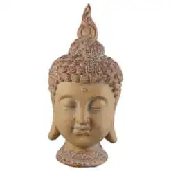 Decoratiune Buddha din ipsos 14x31 CM