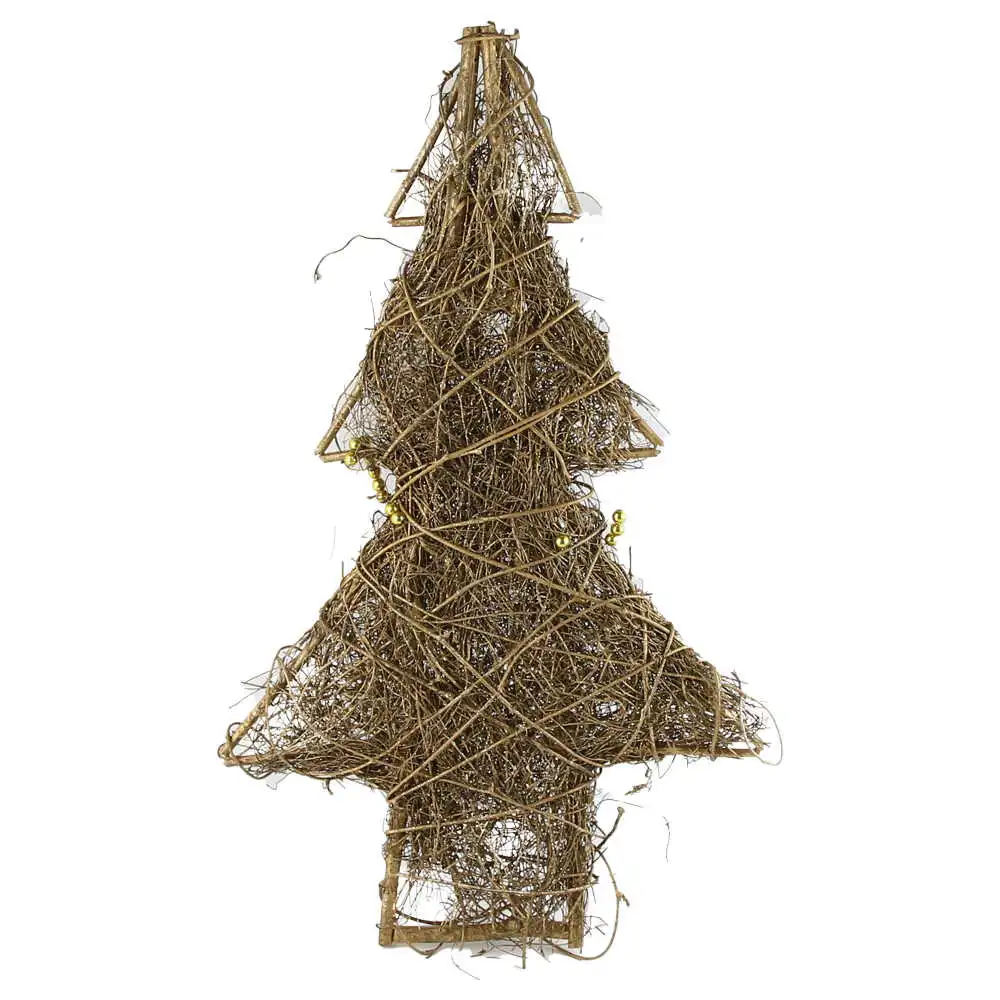 Decor Craciun Brad din nuiele 50 CM
