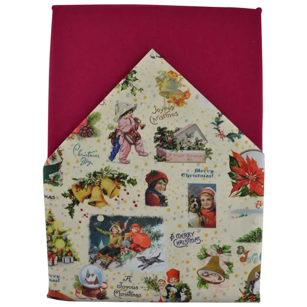 Fata de masa Craciun din bumbac 120X140/70x70 CM Fata de masa Craciun din bumbac 120X140/70x70 CM