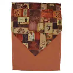 Fata de masa Craciun din bumbac 120X140/70x70 CM