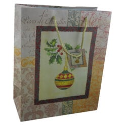 Punga cadou mare cu design glob - creanga