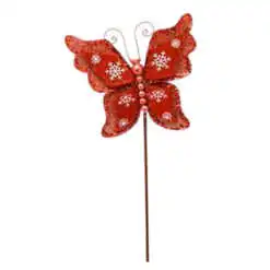 Decoratiune de Craciun Fluturas rosu