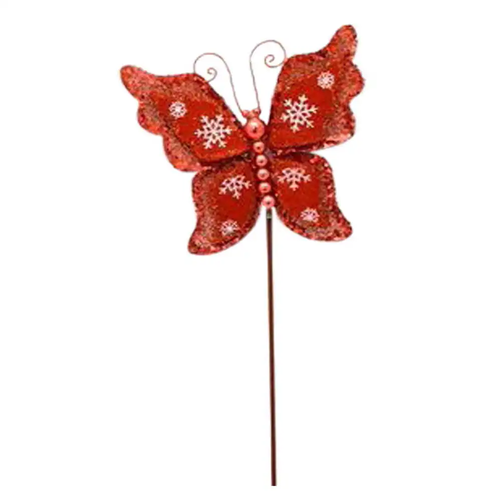 Decoratiune de Craciun Fluturas rosu