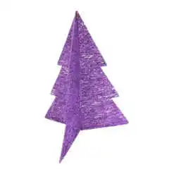 Decor masa realizat din sarma - Brad mov (Model 2)