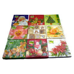 Servetel realizat din hartie - Design craciun