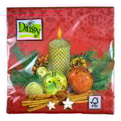 Servetel realizat din hartie - Design craciun