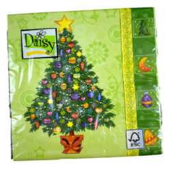 Servetel realizat din hartie - Design craciun