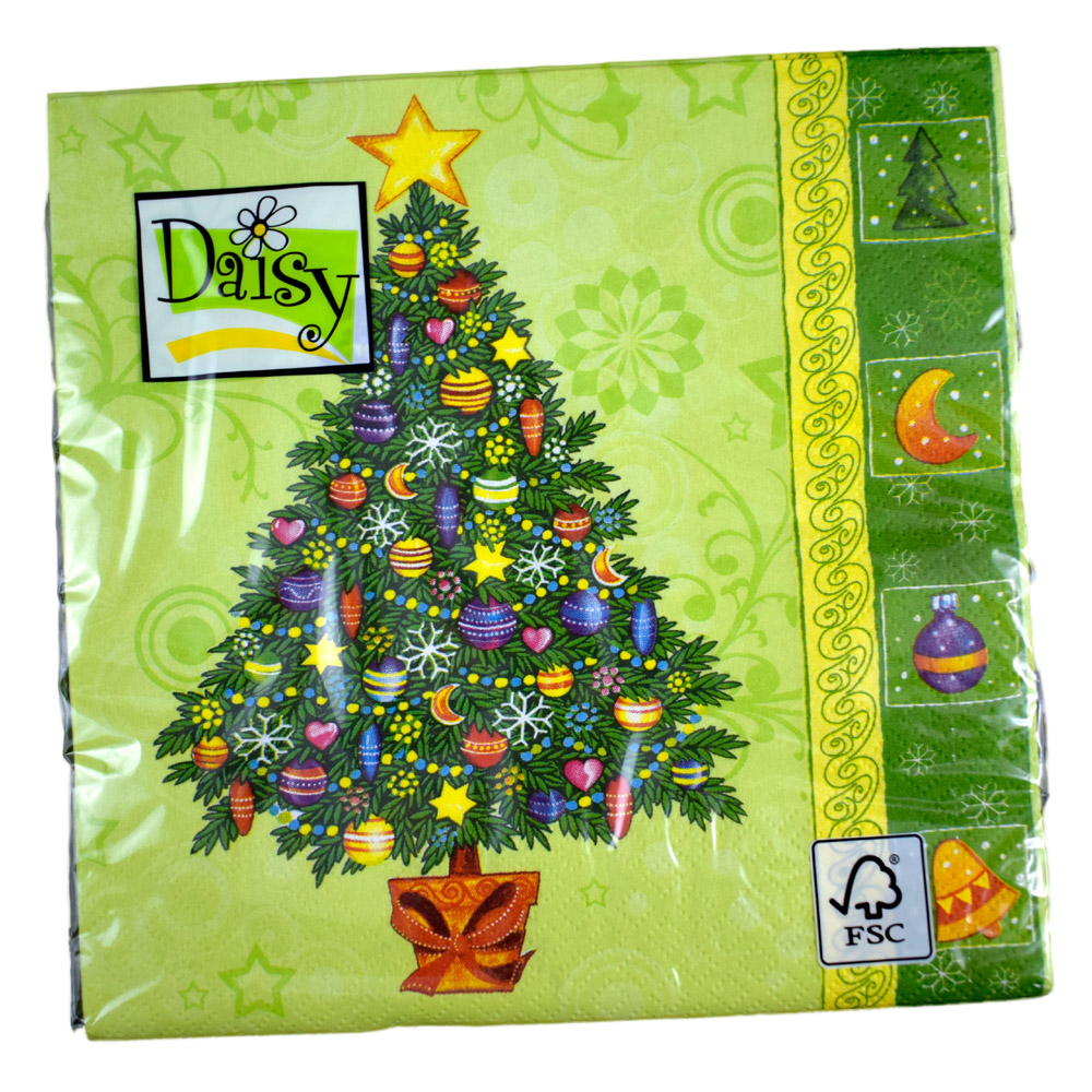 Servetel realizat din hartie - Design craciun Servetel realizat din hartie - Design craciun