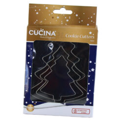 Set 3 forme prajituri de Craciun din inox