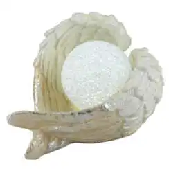 Decoratiune glob cu led intre aripi de inger