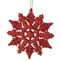 Rosu cu glitter