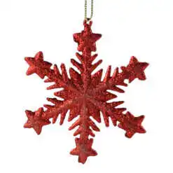 Ornament brad Fulg de nea 10 CM