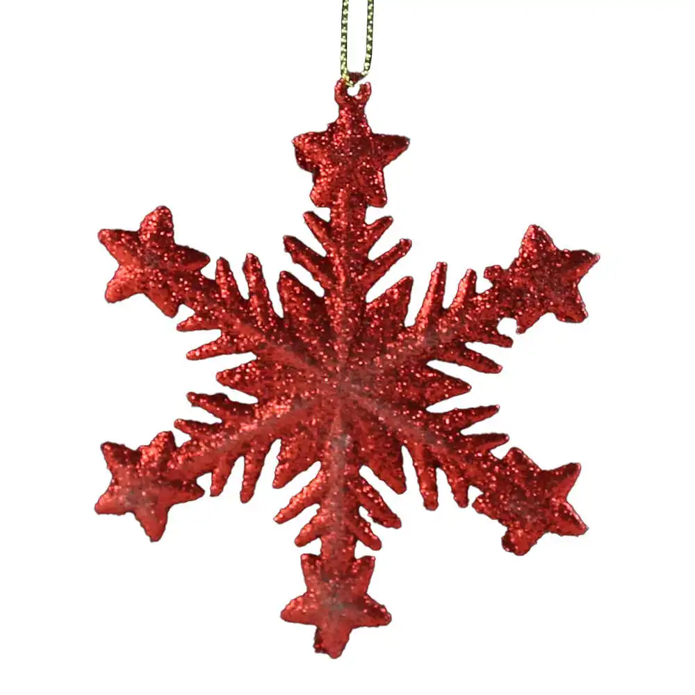 Ornament brad Fulg de nea 10 CM