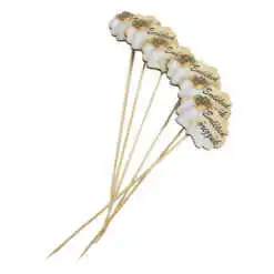 Set 6 pick tablite pentru coronite cimitir 7x25 CM