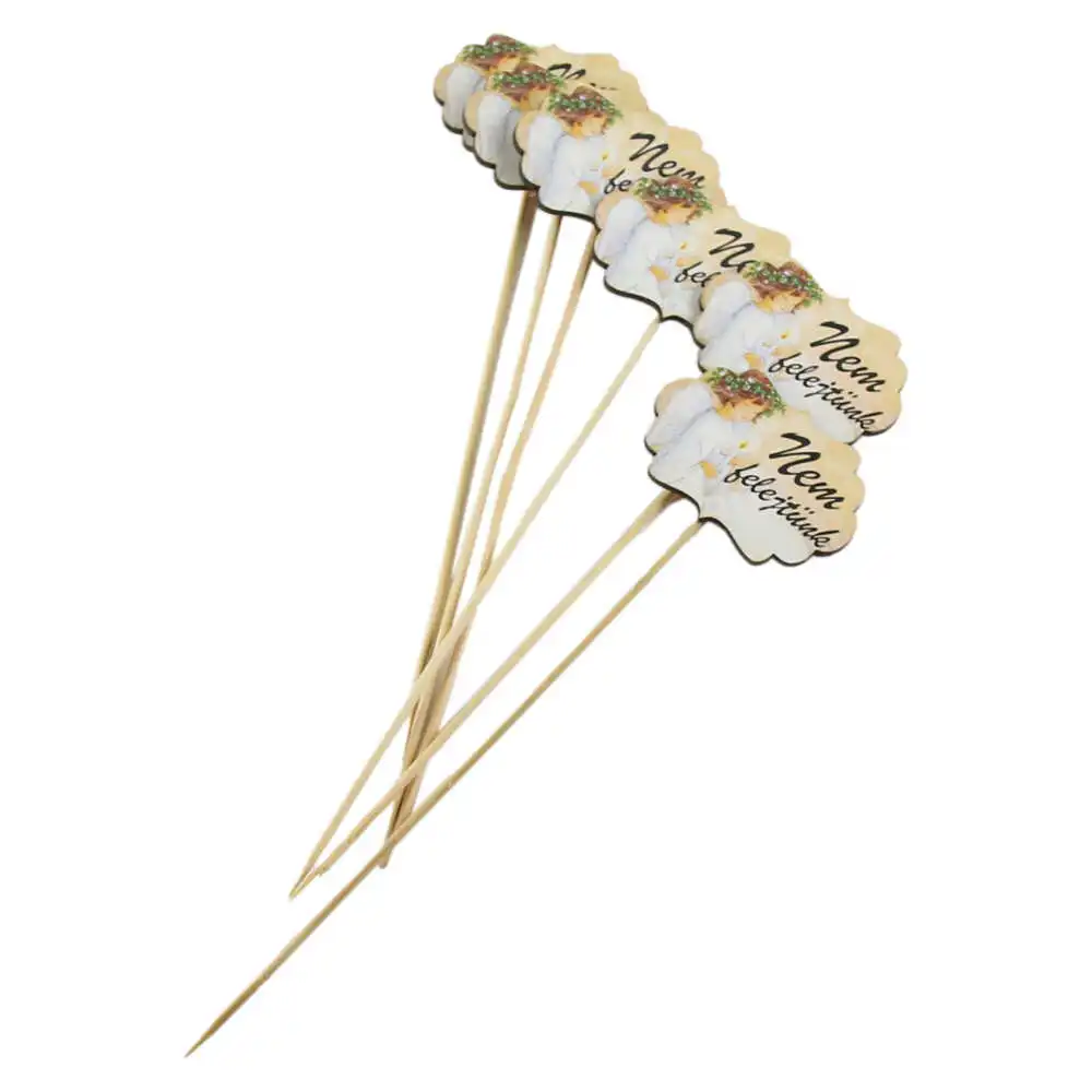 Set 6 pick tablite pentru coronite cimitir 7x25 CM