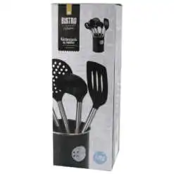 din silicon cu maner lemn