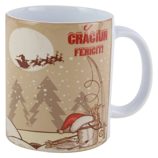 Cana ceramica "Craciun fericit!" 330 ml