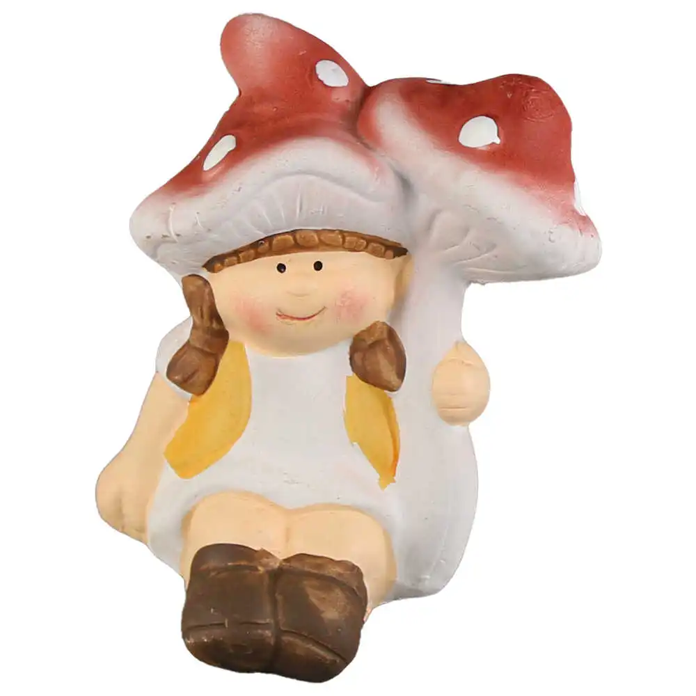 Figurina Copil Ciupercuta din ceramica 9 CM Figurina Copil Ciupercuta din ceramica 9 CM