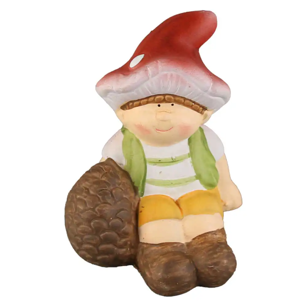 Figurina Copil Ciupercuta din ceramica 9 CM Figurina Copil Ciupercuta din ceramica 9 CM