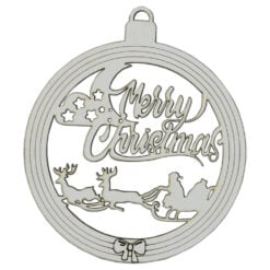 Ornament de brad din lemn 11 CM