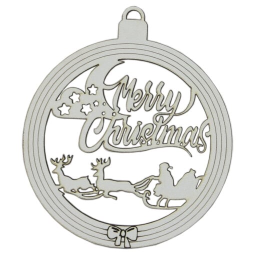 Ornament de brad din lemn 11 CM