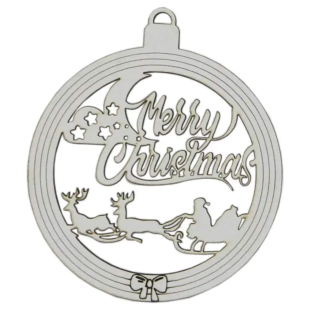 Ornament de brad din lemn 11 CM Ornament de brad din lemn 11 CM
