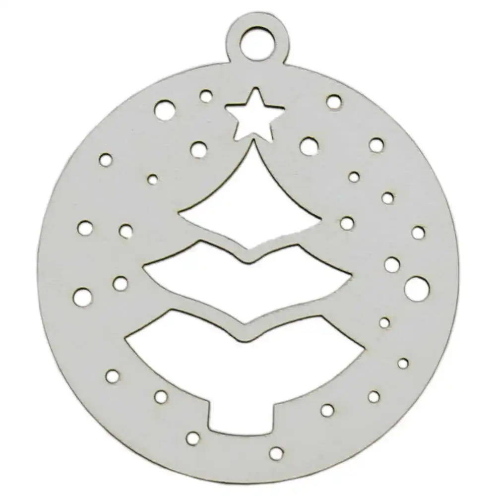 Ornament de brad din lemn 8x9 CM - Brad Ornament de brad din lemn 8x9 CM - Brad