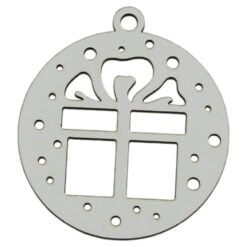 Ornament de brad din lemn 8x9 CM - Cutie cadou