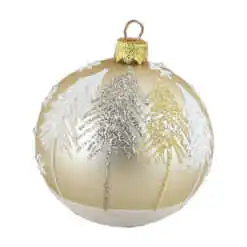Glob pentru brad din sticla 8 CM
