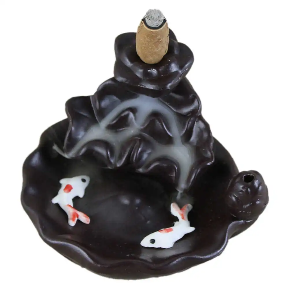 Candela ceramica backflow pentru con parfumat 10x7 CM Candela ceramica backflow pentru con parfumat 10x7 CM