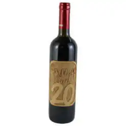 Vin rosu 750 ml "La multi ani! 20"