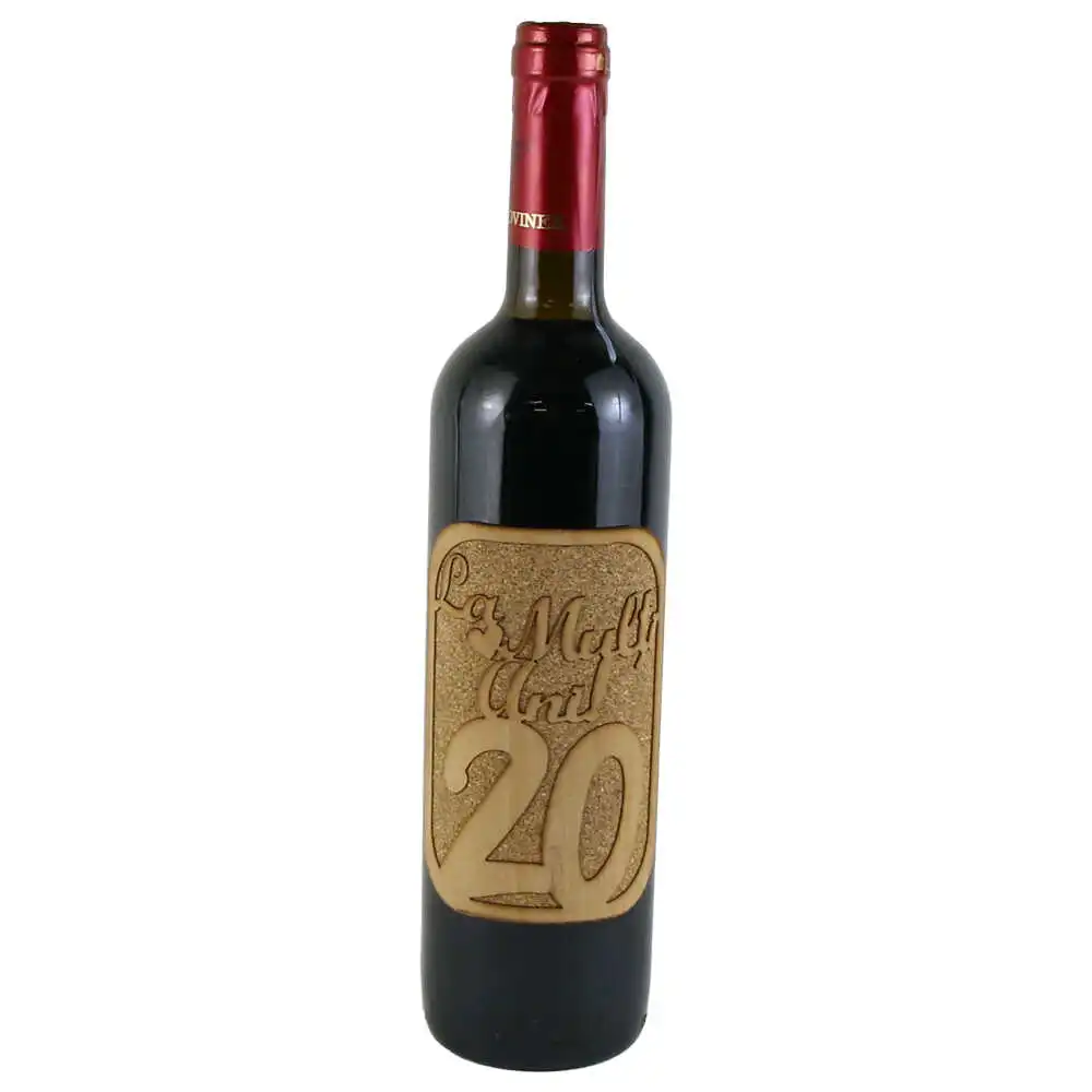 Vin rosu 750 ml "La multi ani! 20"