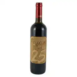 Vin rosu 750 ml "La multi ani! 25"