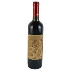 Vin rosu 750 ml "La multi ani! 30"