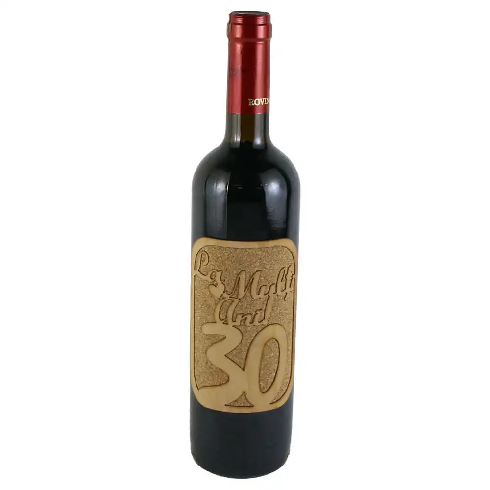 Vin rosu 750 ml "La multi ani! 30"