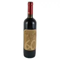 Vin rosu 750 ml "La multi ani! 60"