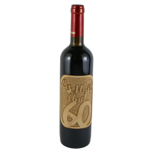 Vin rosu 750 ml "La multi ani! 60"