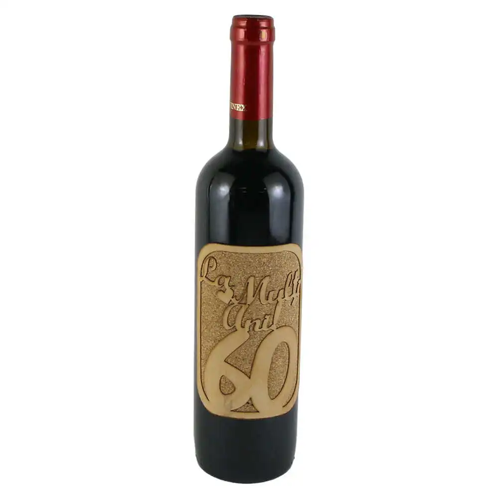 Vin rosu 750 ml "La multi ani! 60"