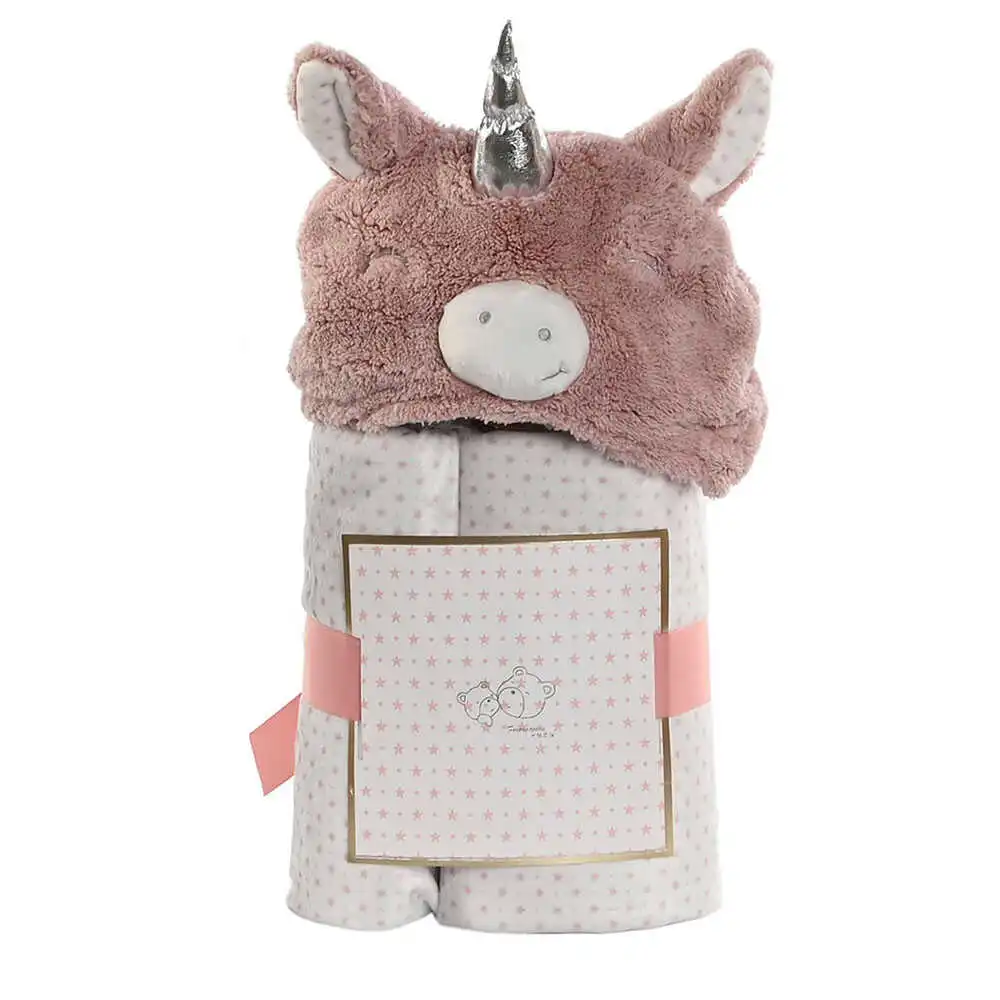 Patura fleece pentru bebelusi 100x75x20 CM