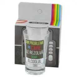 Pahar shot 35 ml "Am Probleme..."