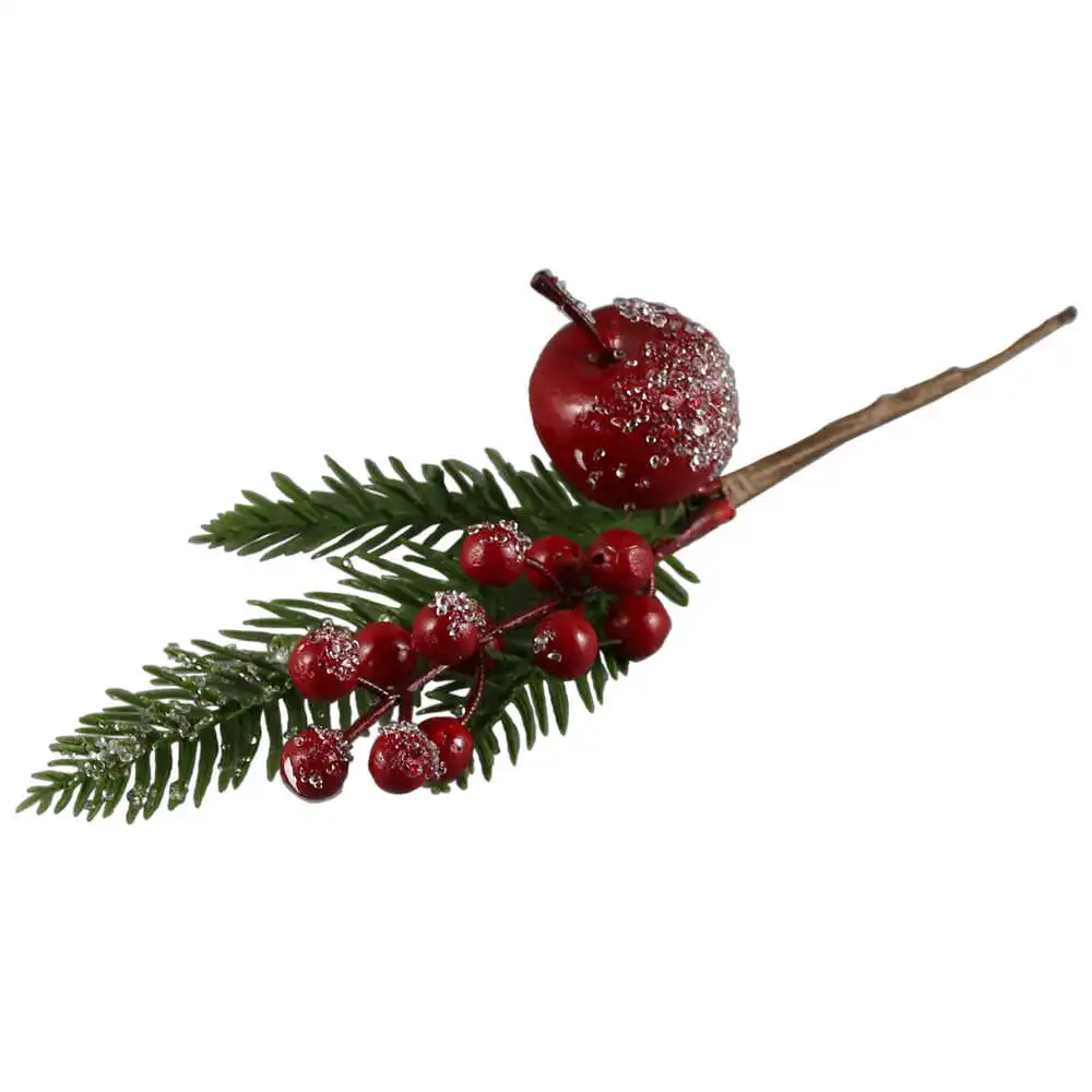 Pick creanga brad cu glitter Pick creanga brad cu glitter