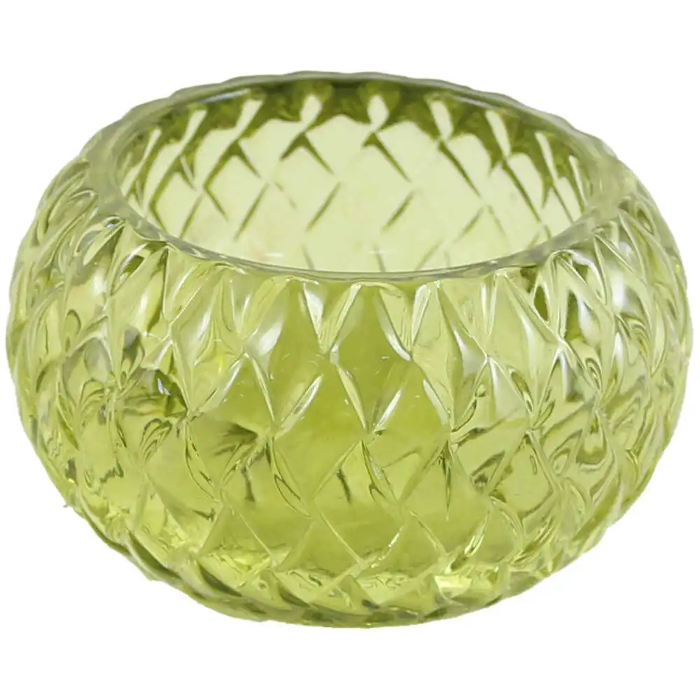 Suport lumanare din sticla colorata 7.5x4 CM Suport lumanare din sticla colorata 7.5x4 CM
