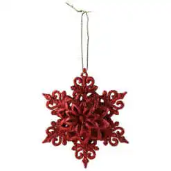 Ornament brad cu glitter