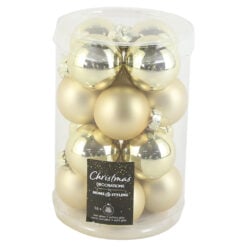 Set 16 globuri pentru brad din sticla 3.5 CM