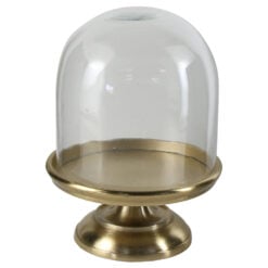 Cupola sticla pentru decoratiuni cu suport metalic