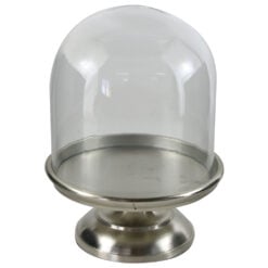 Cupola sticla pentru decoratiuni cu suport metalic
