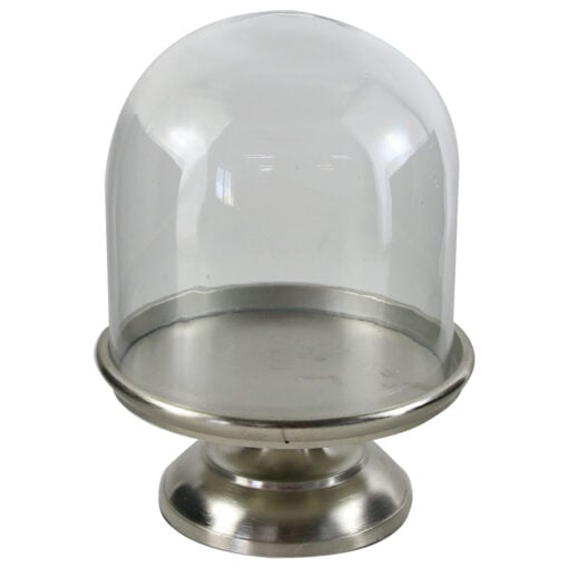 Cupola sticla pentru decoratiuni cu suport metalic